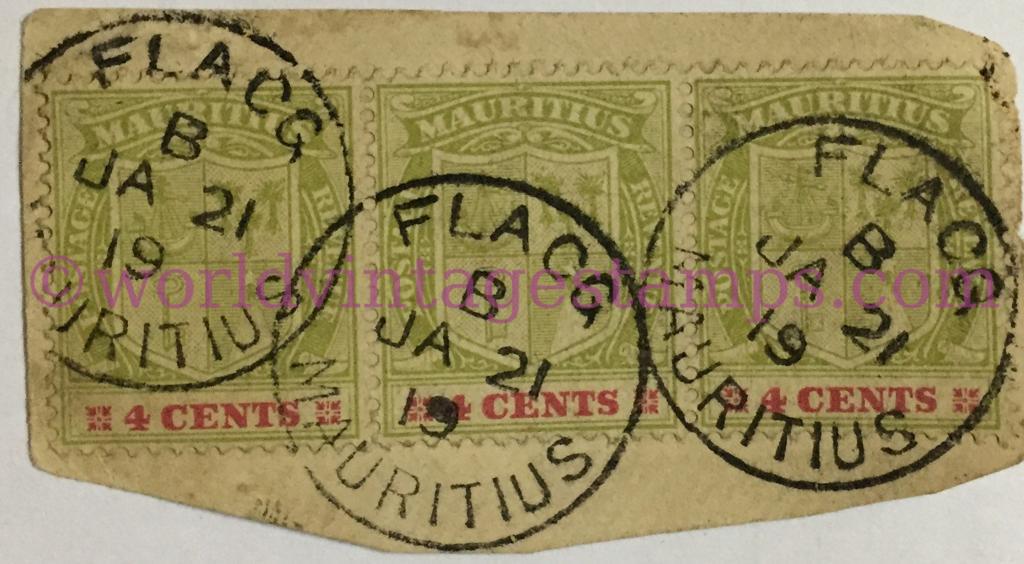 Coat of Arms Mauritius - 4 Cents