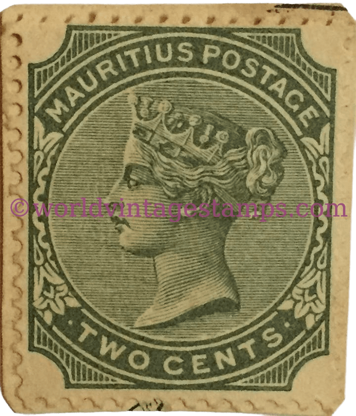 Queen Victoria 1819-1901 - Queen Victoria issues 1880-89 - 2c -Mauritian cent