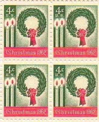 1962 First U.S. Christmas Stamp