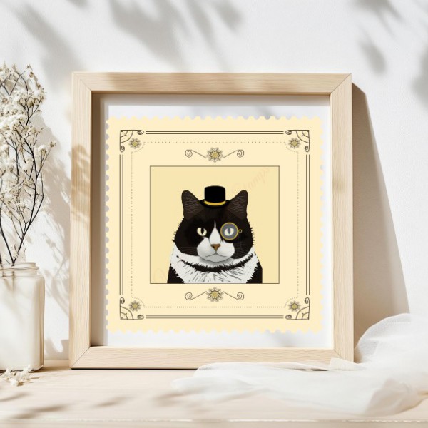 Gentleman Tuxedo Cat